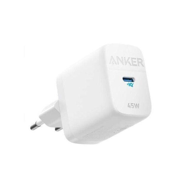 ⁦Anker Chargeur mural USB-C 45 W Blanc Ultra Fast Charge⁩ - الصورة ⁦2⁩