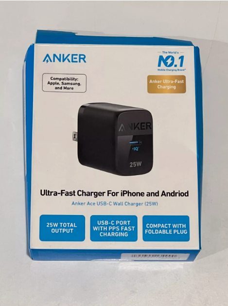 ⁦Anker 25W Ultra Fast USB-C Wall Charger for iPhone and Android⁩ - الصورة ⁦2⁩